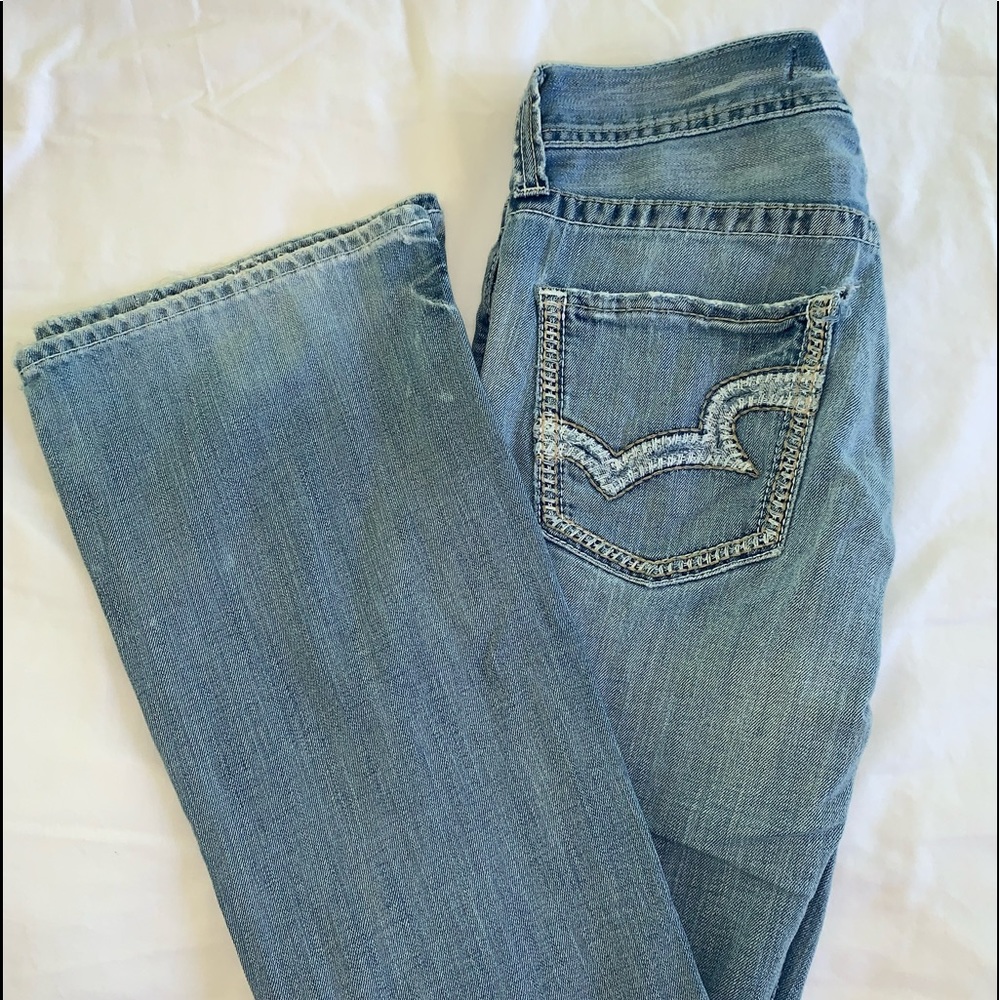Big Star Slim Boot Style ORION Jeans (exclusive to Buckle) Sz 30/31 Distressed